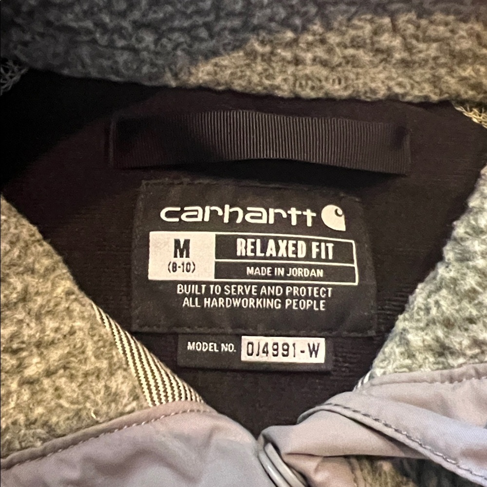Women’s Carhartt 1/4 Button Sherpa Fleece - Picture 3 of 5